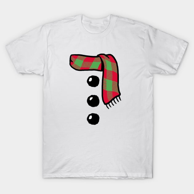 Snowman Costume Kids Shirt Christmas Gift Santa Claus TShirt T-Shirt by vo_maria